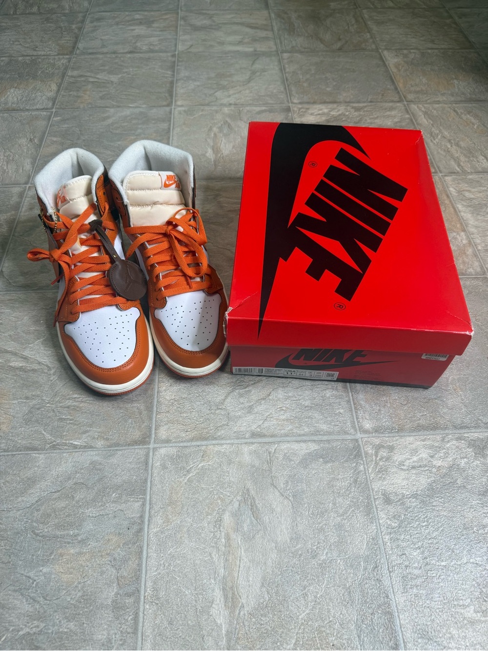 Air Jordan 1 Retro Hi OG Starfish Women’s Shoe Size 11.5 Orange DO9369-101 NWT